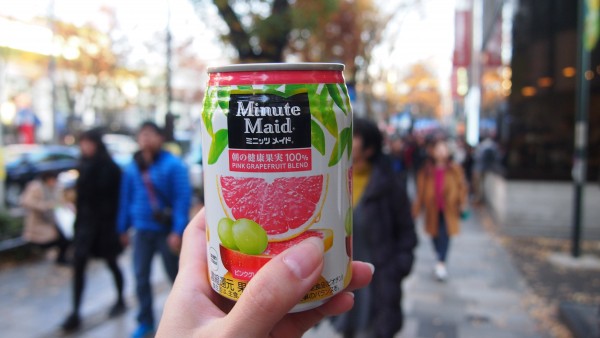 Vending machine drink at Harajuku, Tokyo, Japan