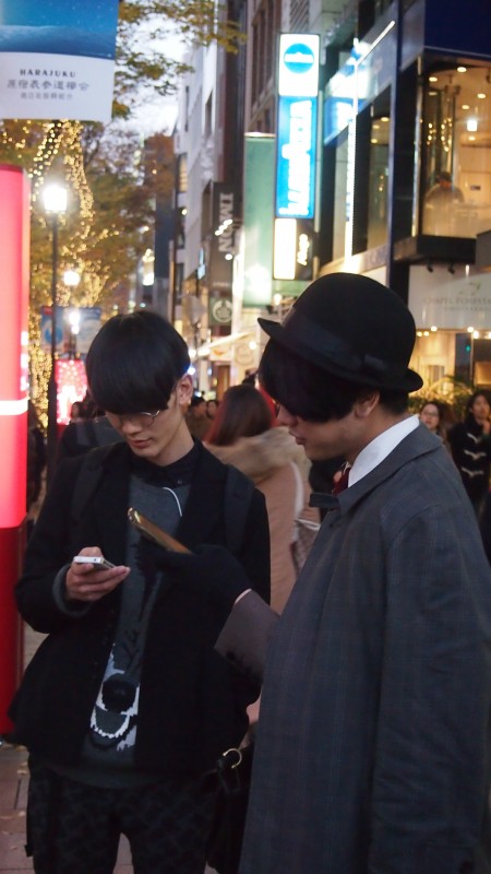 Men fashion at Harajuku, Tokyo, Japan