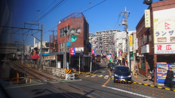 Train towards Kawagoe, Saitama, Japan