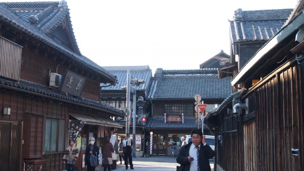 Kurazukuri no Machinami (Warehouse district) at Kawagoe, Saitama, Japan