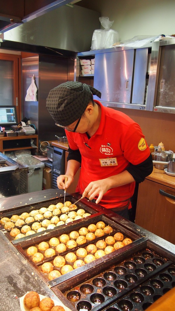 Gindaco takoyaki fast food restaurant @ Roppongi, Tokyo, Japan