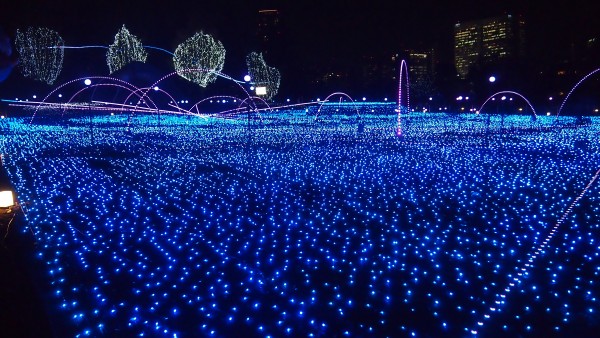 Tokyo Midtown Christmas Winter Illumination at Roppongi, Tokyo, Japan