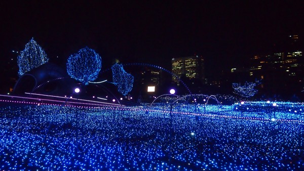 Tokyo Midtown Christmas Winter Illumination at Roppongi, Tokyo, Japan