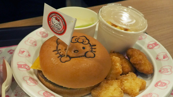 Hello Kitty themed food & restaurant in Tokyo, Japan