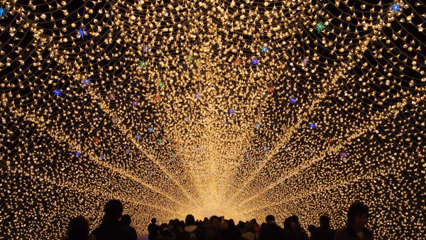 Nagashima Nabana no Sato winter illumination, Japan