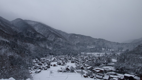 Japan winter in Shirakawa-go