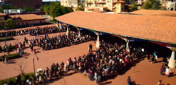 Queueing up in Japan