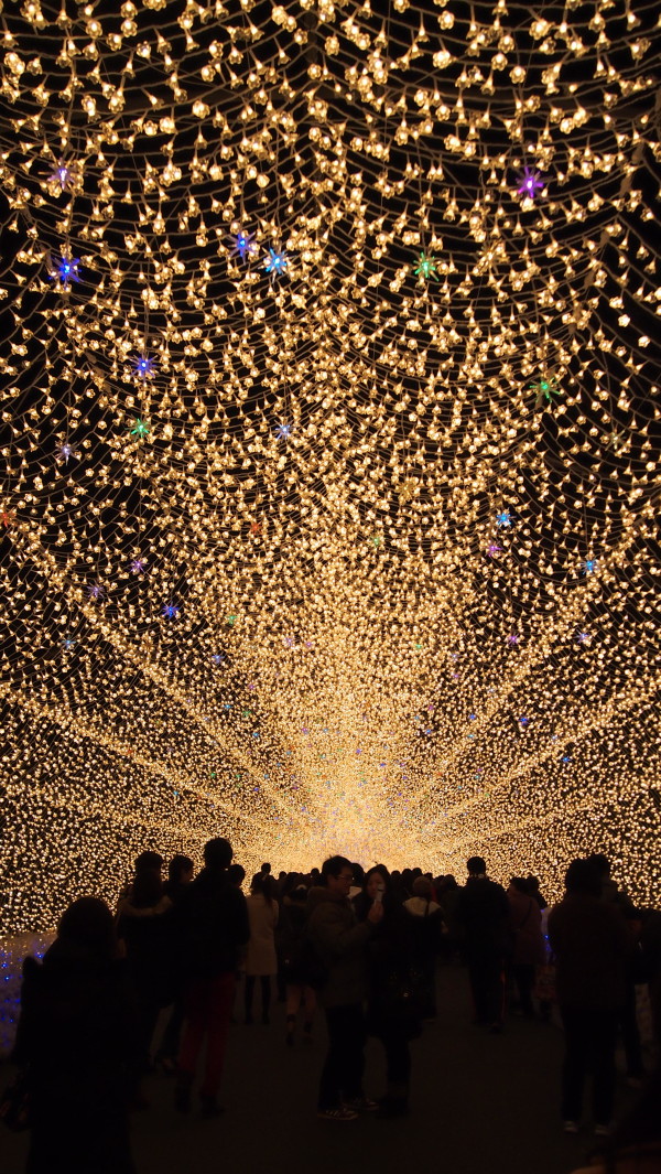 Nabana no Sato winter illumination, Nagashima near Nagoya, Japan