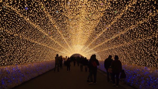 Nabana no Sato winter illumination, Nagashima near Nagoya, Japan