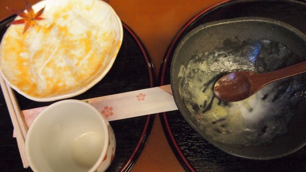 Arashiyama traditional Japanese dessert, Kyoto, Japan