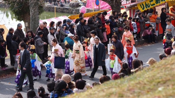 Kasuga Wakamiya On-Matsuri festival , Nara, Japan