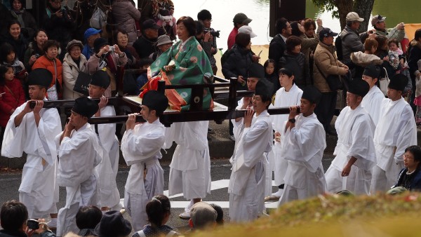 Kasuga Wakamiya On-Matsuri festival , Nara, Japan