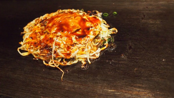Mizuno okonomiyaki, Dotombori in Namba, Osaka, Japan