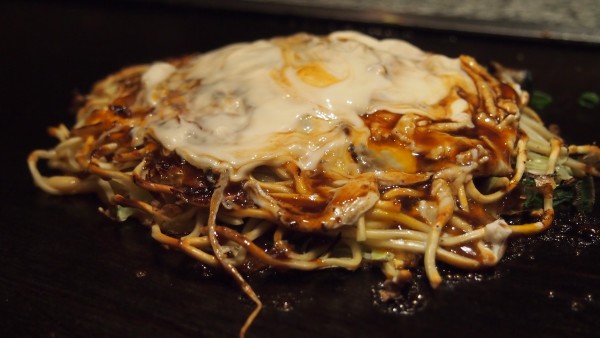 Mizuno okonomiyaki, Dotombori in Namba, Osaka, Japan