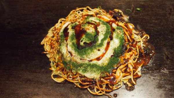 Mizuno okonomiyaki, Dotombori in Namba, Osaka, Japan