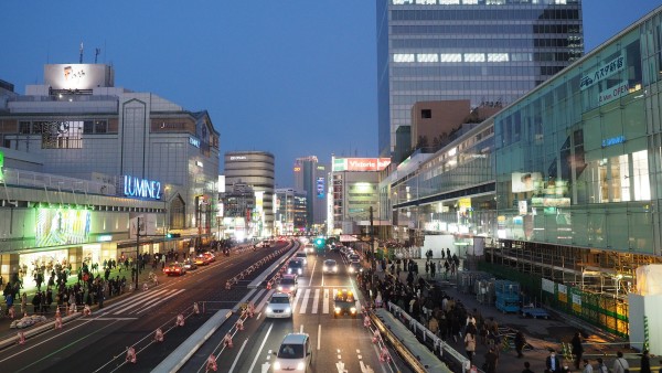 Shinjuku at night, Tokyo, Japan