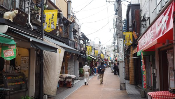 Yanaka old town in Tokyo, Japan